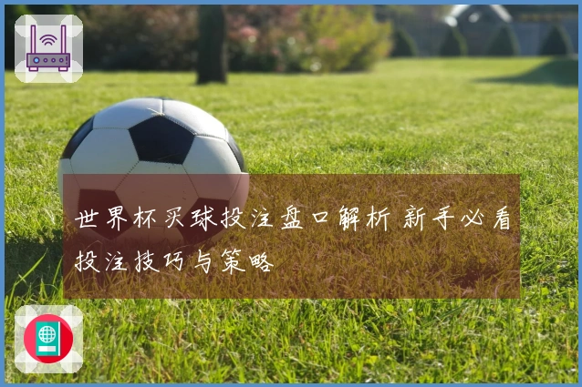 世界杯买球投注盘口解析 新手必看投注技巧与策略