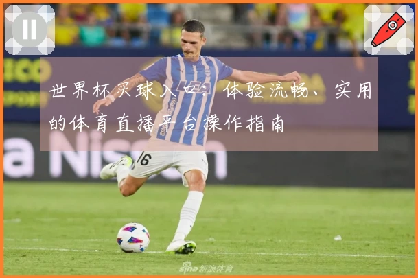 世界杯买球入口：体验流畅、实用的体育直播平台操作指南